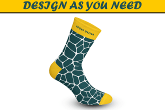 design creative collection and sublimation socks  for brand