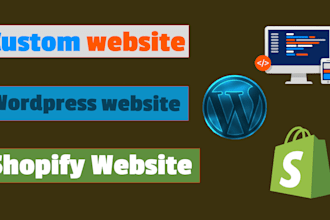 construct your cms or shopify and custom website