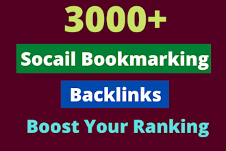 provide dofollow high authority social bookmarking backlinks