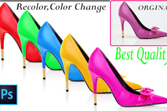 photo recolor,color change of images,product,logo, anythings