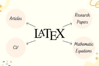 convert any documents, reports, or resumes to PDF latex in overleaf