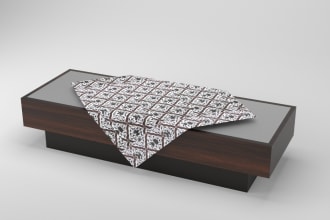 make 3d modeling and rendering of products and furniture