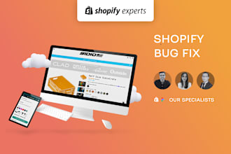 perform a shopify bug fix or logic adjustment