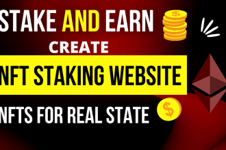 build nft staking and token staking website