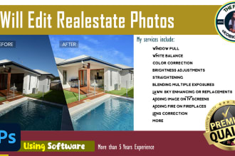 edit real estate photos hdr and flash in 6h