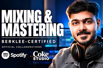 be your professional mixing and mastering engineer
