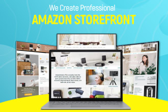 create amazon brand store and storefront design for you