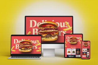 design redesign wix website luxury restaurant hotel cafe fast food booking order