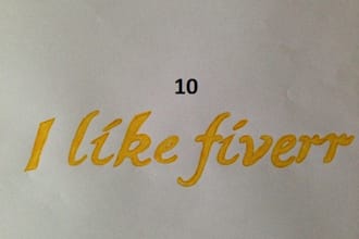 write any name or text in many tipes or colours