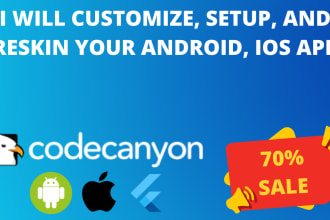 customize, setup, and reskin your android, ios app