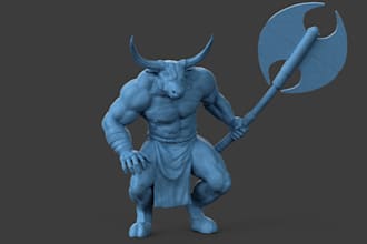 create a simple 3d models and 3d sculpture
