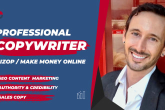 write content about making money online