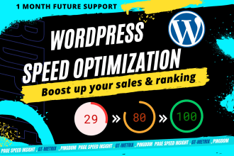 increase wordpress speed optimization for google page speed insights or gtmetrix