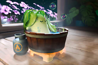 texture, lighting and render your 3d assets