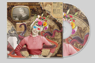 design collage for cover album, poster etc