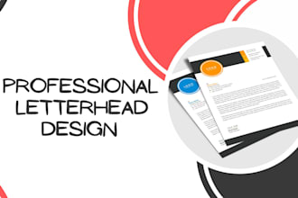 make letterhead design in editable word format