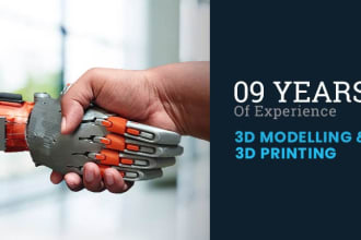 design cad models, 3d print or prototype and ship it to you