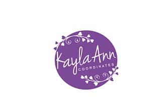 create a simple  sophisticated business logo for kayla ann coordinates