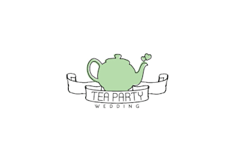 design tea party wedding logo