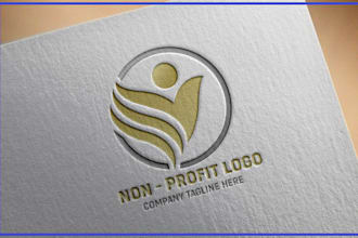 do a modern non profit logo design
