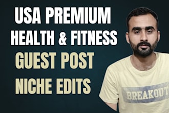 do health guest post and niche edit through link building