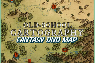 create a fantasy dnd map in wonderdraft for any use you want