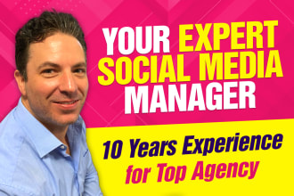 your social media marketing manager