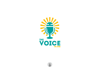 make a creative radio logo in hand drawn for you