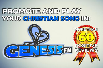 promote and play your song in a christian radio