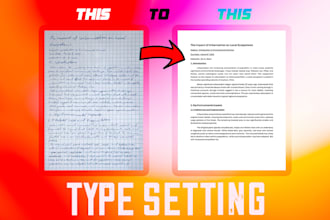 type and format your text professionally