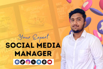 be your social media marketing manager