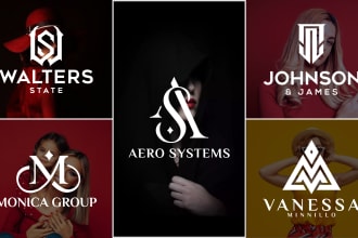 do initial letters monogram luxury fashion clothing logo