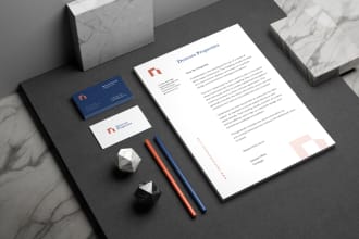 design professional business cards letterhead and stationery