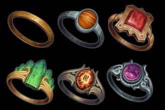 create props design concept art for your projects
