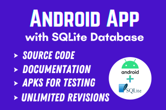 create an android app for you with sqlite database