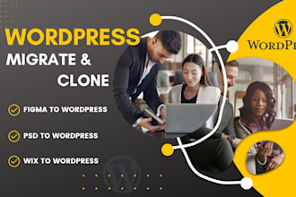 migrate or clone any website to wordpress