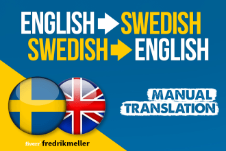 translate from english to swedish or swedish to english