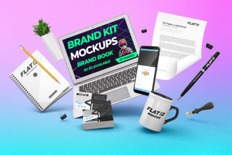 create intro video, images for introduce your brand identity guide, branding kit