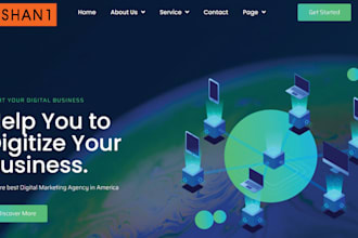 design digital marketing websites or agency websites