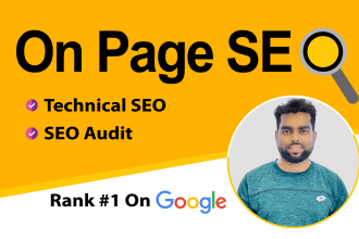 onsite on page seo with rank math and technical optimization
