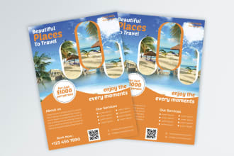 design attractive travel,holiday,cruise flyer