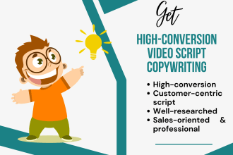 write your vsl script or explainer video