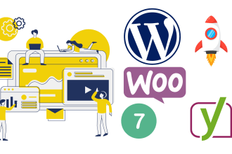 create wordpress website, woocommerce website