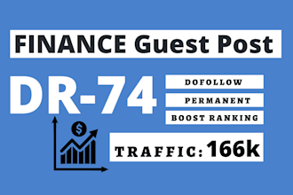 do finance guest post and business blog DR 74 dofollow link