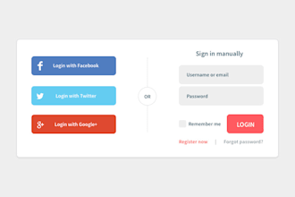 integrate oauth, API authentication, social login asp net