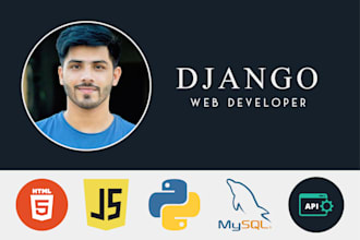 develop django, python frontend and backend