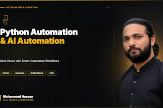 do python automation and ai automation