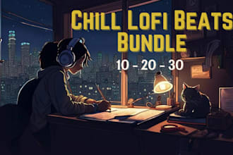 produce exclusive lofi chill, jazzy hip hop beats pack