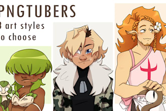 draw a pngtuber for your twitch or youtube streams