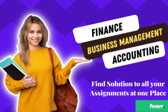 be your financial accounting and business management writer